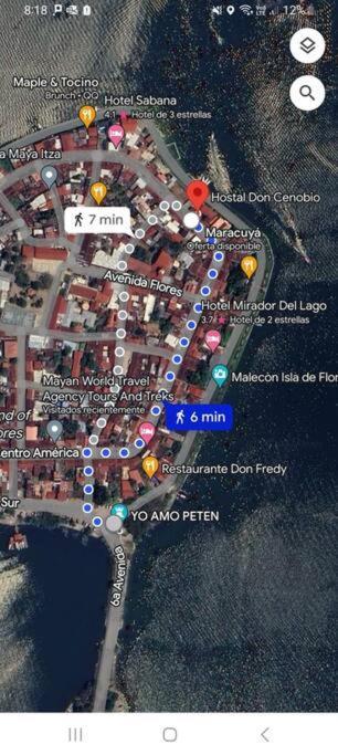Casa Zoila Hospedaje Frente Al Lago Lakefront Lodging Apartment ฟลอเรส ภายนอก รูปภาพ